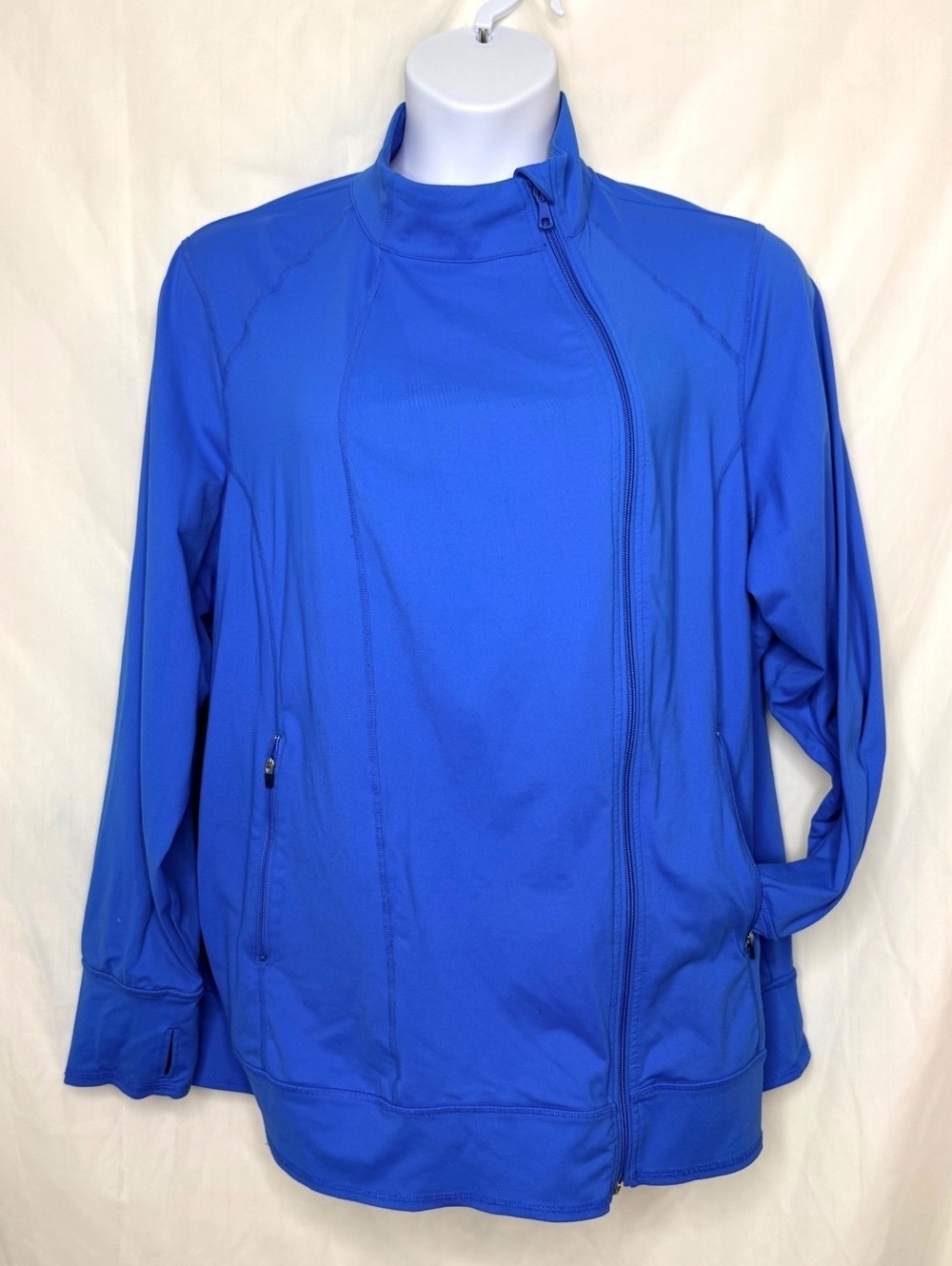 LIVI Active Blue Full Zip Athletic Jacket 22/24
